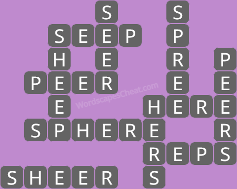 Wordscapes level 7578 answers