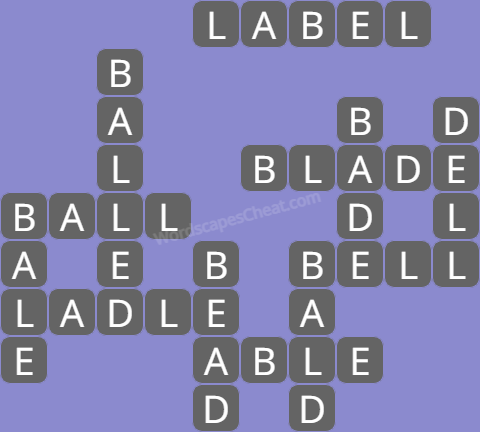 Wordscapes level 7587 answers