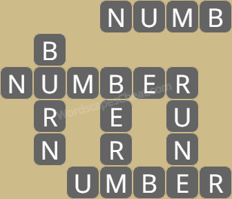 Wordscapes level 7612 answers