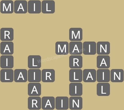 Wordscapes level 7632 answers