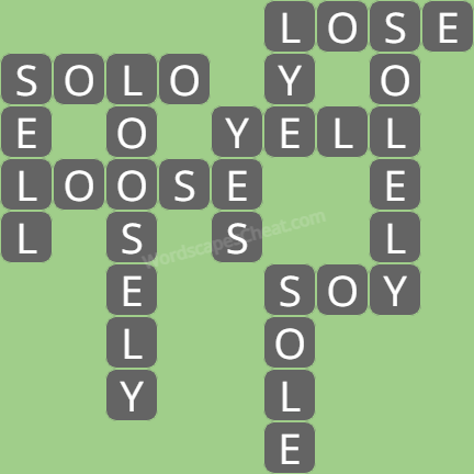 Wordscapes level 7654 answers
