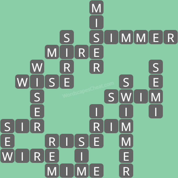 Wordscapes level 7665 answers