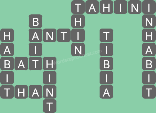 Wordscapes level 7675 answers