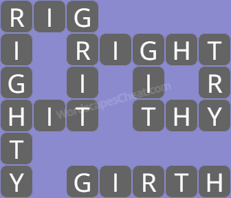 Wordscapes level 7677 answers