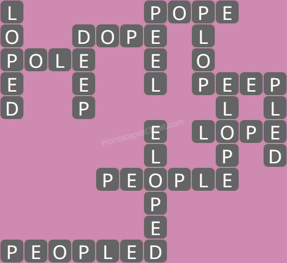 Wordscapes level 7679 answers