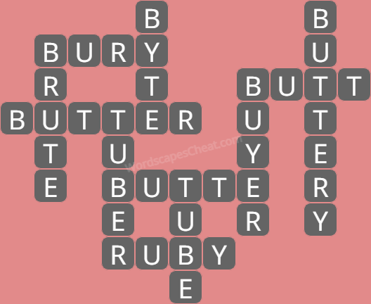 Wordscapes level 7691 answers