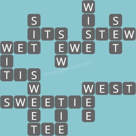 Wordscapes level 7696 answers