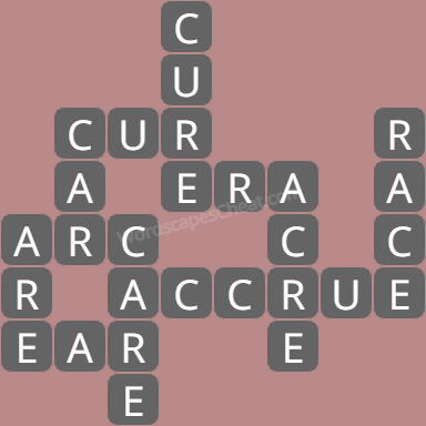 Wordscapes level 7740 answers