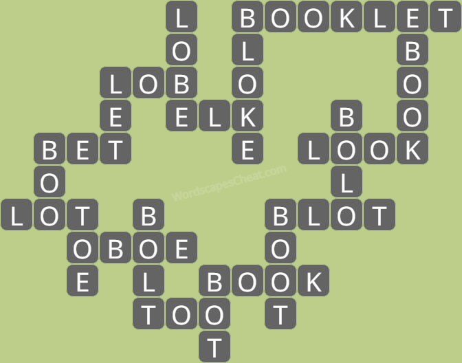 Wordscapes level 7743 answers