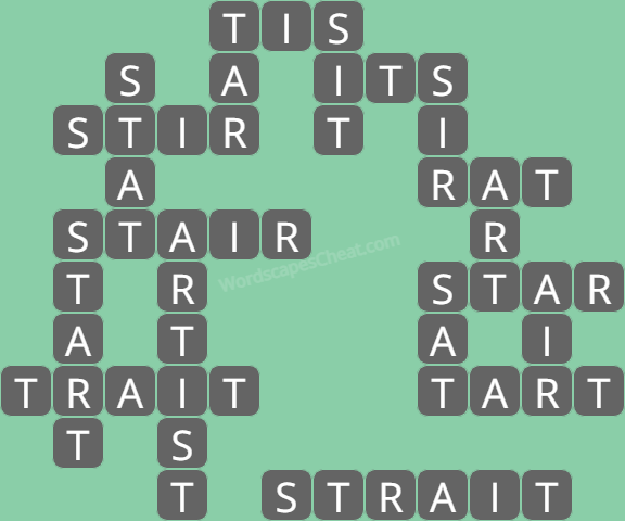 Wordscapes level 7765 answers