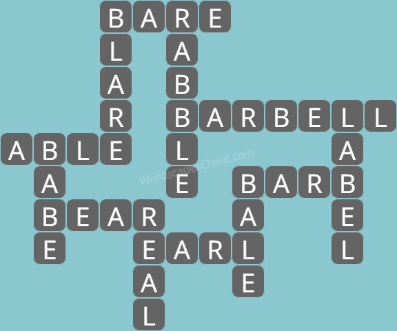 Wordscapes level 7806 answers