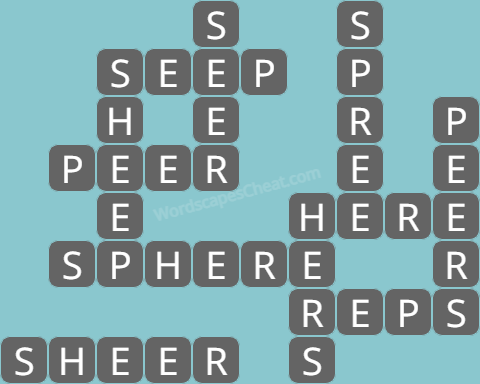 Wordscapes level 7836 answers
