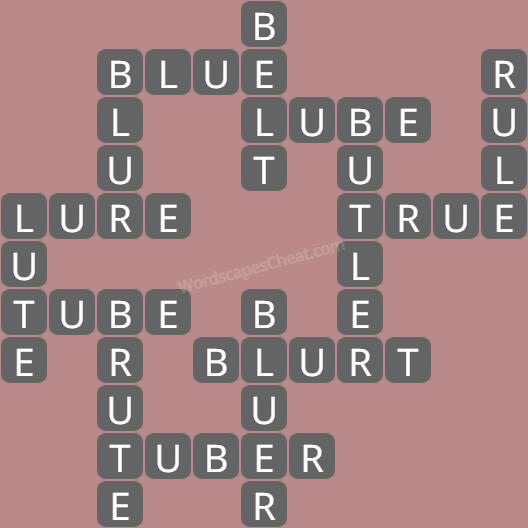 Wordscapes level 7840 answers