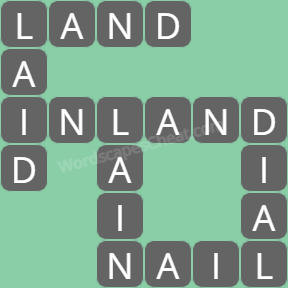 Wordscapes level 7845 answers