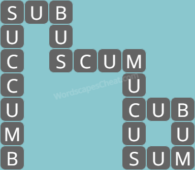 Wordscapes level 7876 answers