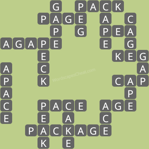 Wordscapes level 8203 answers