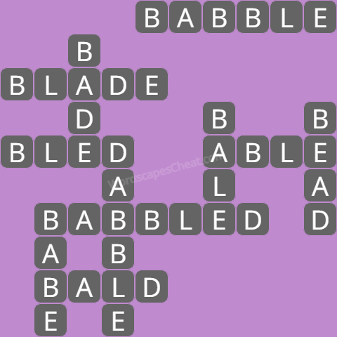 Wordscapes level 8228 answers