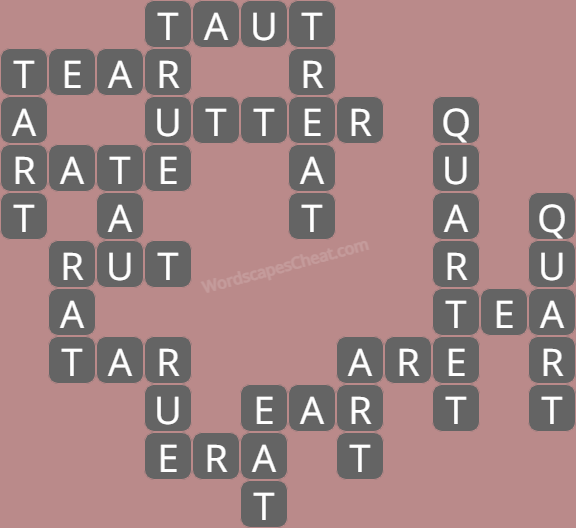 Wordscapes level 8290 answers
