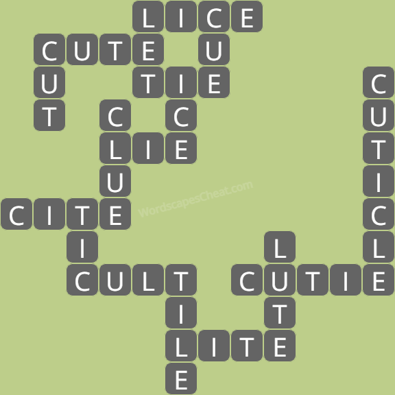 Wordscapes level 8323 answers
