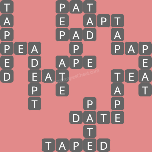 Wordscapes level 8391 answers