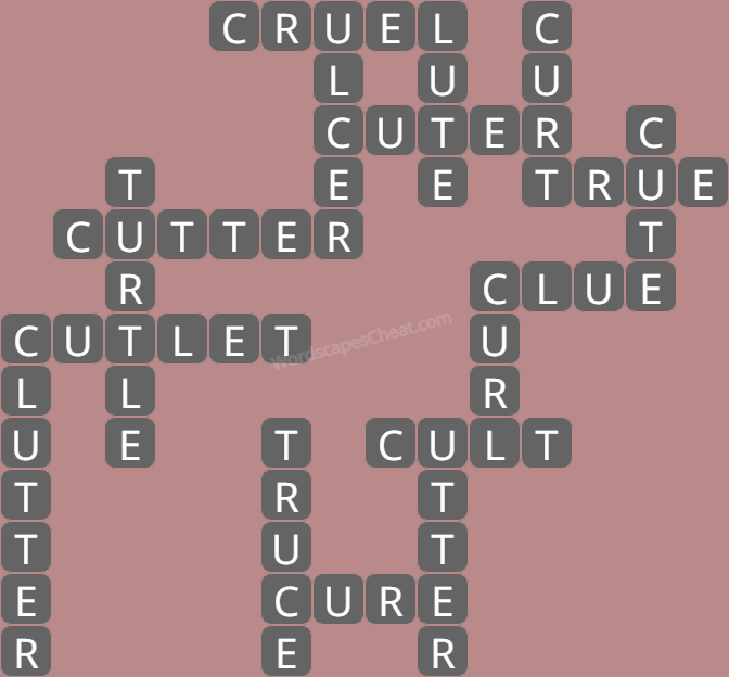 Wordscapes level 8460 answers