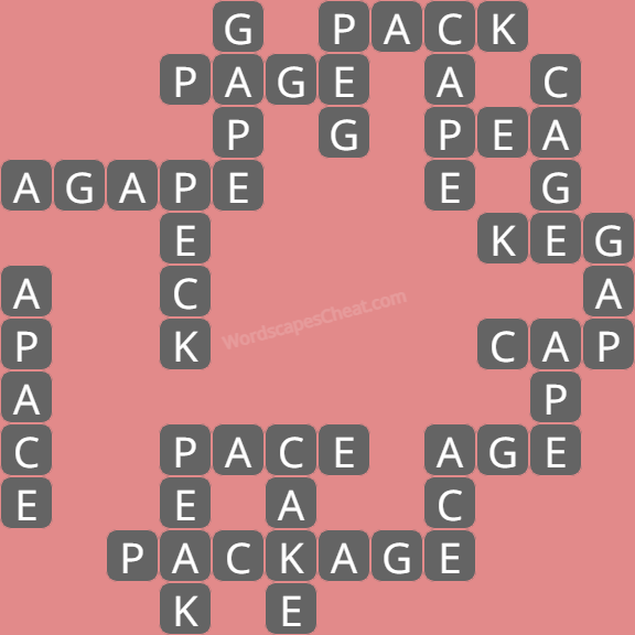 Wordscapes level 8461 answers