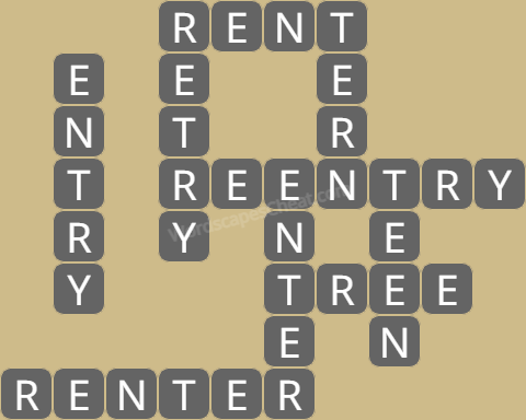 Wordscapes level 8542 answers