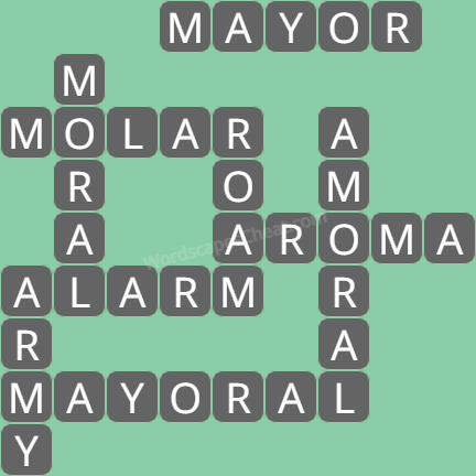 Wordscapes level 8705 answers