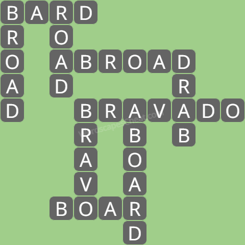 Wordscapes level 8714 answers