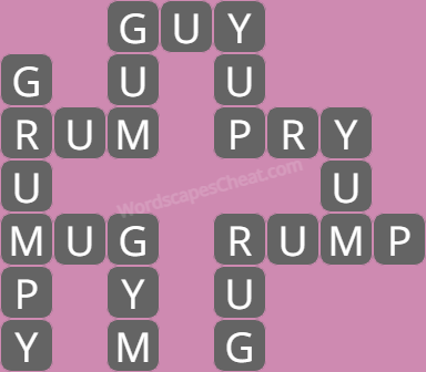 Wordscapes level 8789 answers