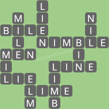 Wordscapes level 9164 answers