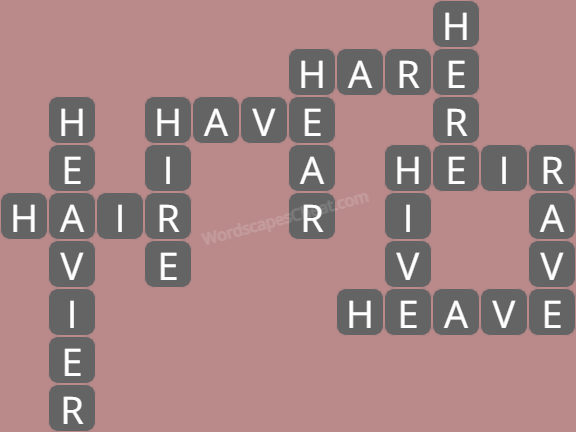Wordscapes level 9170 answers