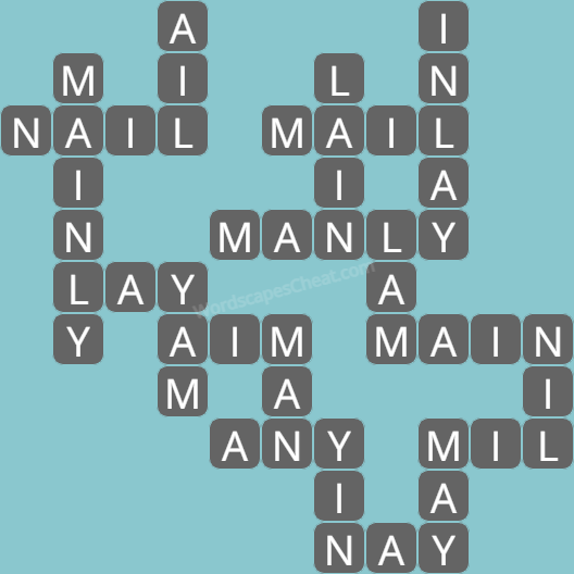 Wordscapes level 9216 answers