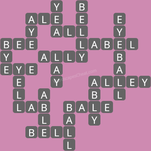 Wordscapes level 9389 answers