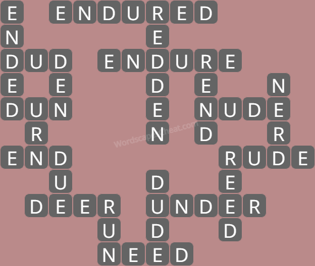 Wordscapes level 9400 answers