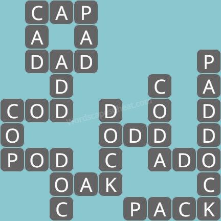 Wordscapes level 9496 answers