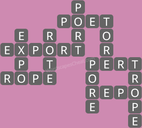 Wordscapes level 9509 answers