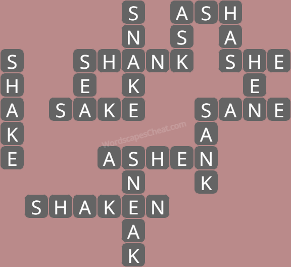 Wordscapes level 9610 answers