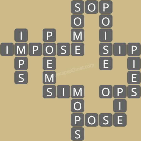 Wordscapes level 9632 answers