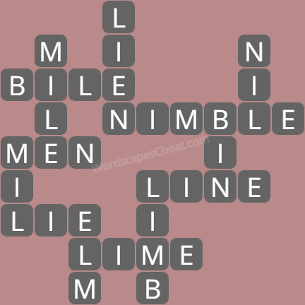 Wordscapes level 9680 answers