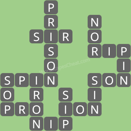 Wordscapes level 9684 answers
