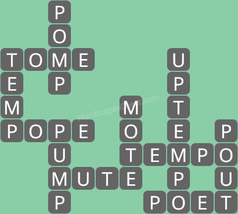 Wordscapes level 9685 answers