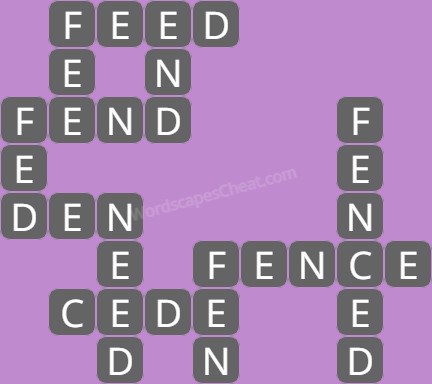 Wordscapes level 9718 answers