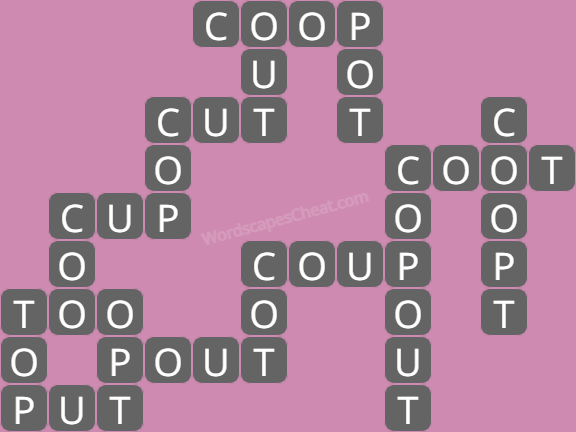 Wordscapes level 9719 answers