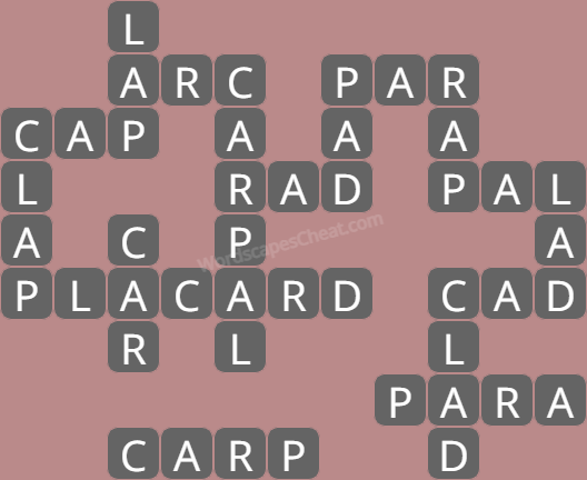 Wordscapes level 9760 answers