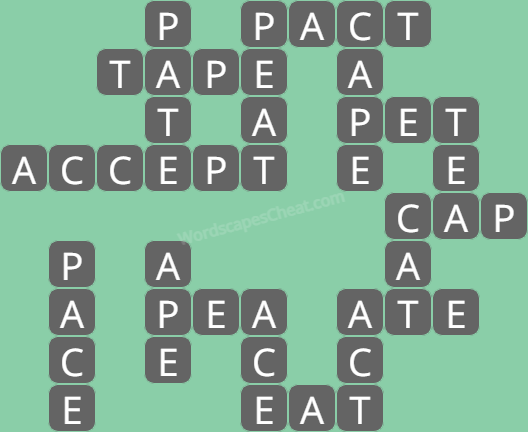 Wordscapes level 9765 answers