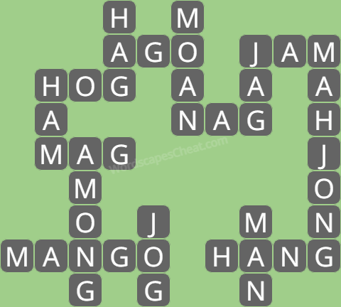 Wordscapes level 9874 answers