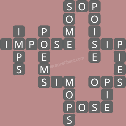 Wordscapes level 9890 answers