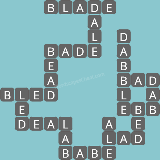 Wordscapes level 9896 answers