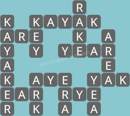 Wordscapes level 9996 answers